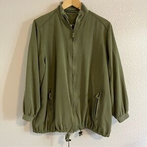 Vintage Bobbie Burns Sun Valley Skiing Silk Bomber Jacket 1990s